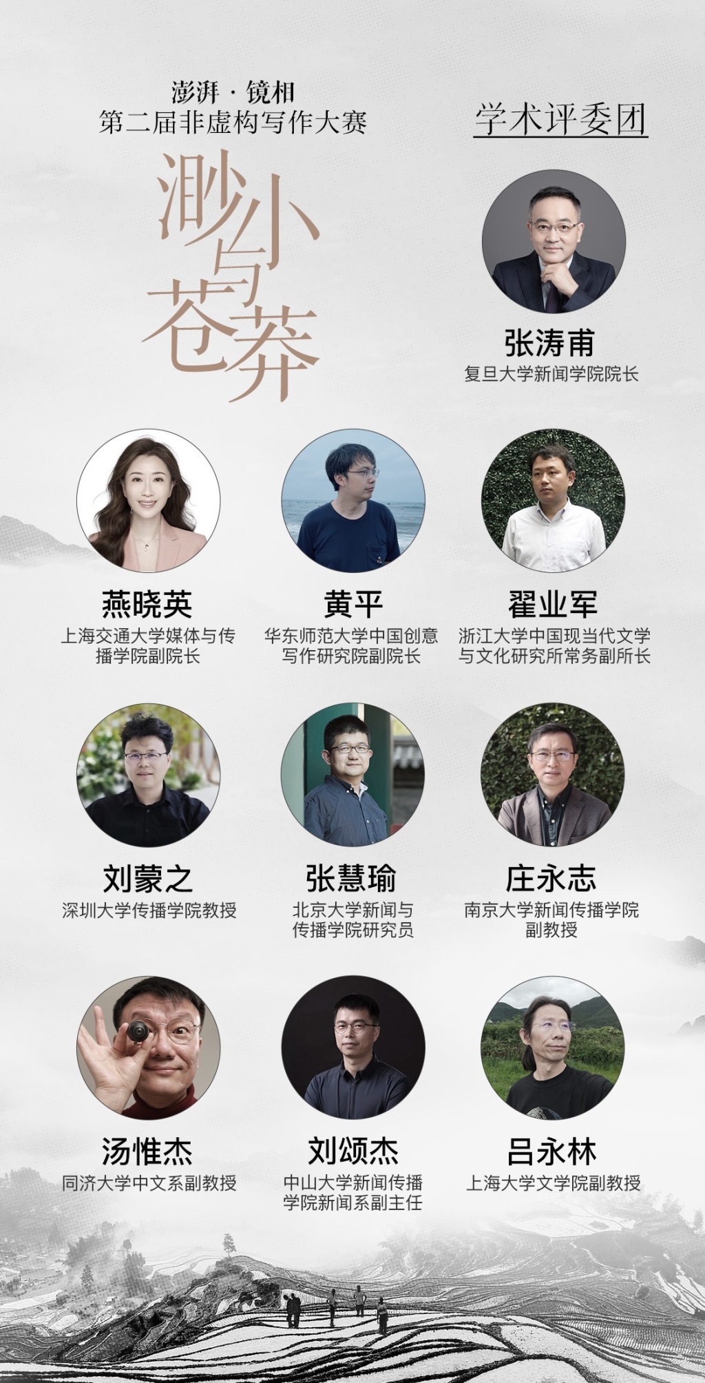 澎湃·镜相第二届非虚构写作大赛初选入围名单公示  第2张